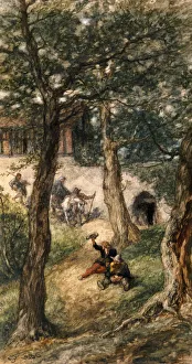 Under the greenwood tree, 1886. Artist: Sir John Gilbert