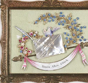 Envelope Prints: Greeting Card... 1810. Creator: Johannes Endletzberger