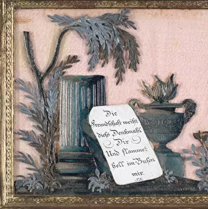 Johannes Gallery: Greeting Card... ca. 1810. Creator: Johannes Endletzberger
