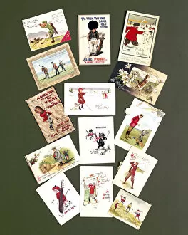Christmas Card Gallery: Greetings cards, c1905-c1920