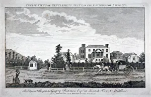 Kentish Town Prints: Gregory Batemans residence on Green Street in Kentish Town, London, 1792