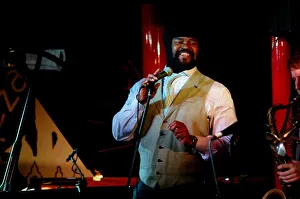 Gregory Prints: Gregory Porter, Pizza Express, Dean St, London, 2001. Artist: Brian O Connor