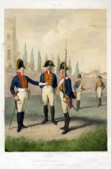 Grenadier guard battalion, 1786-1806 (19th century). Artist: W Korn
