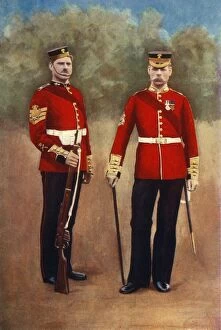Infantry Collection: The Grenadier Guards (Colour-Sergeant & Sergeant-Major), 1901. Creator: Gregory & Co