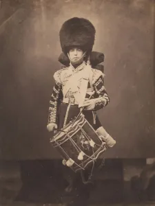 Grenadier Guards Drummer, ca. 1856. Creator: Joseph Cundall