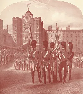 The Grenadier Guards at St. Jamess Palace, 1909