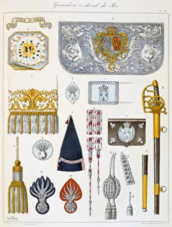 Grenadiers a Cheval du Roi, Insignia Artist: Eugene Titeux