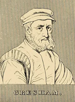 Financier Gallery: Gresham, (c1519-1579), 1830. Creator: Unknown