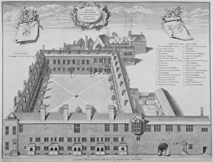 Vertue Prints: Gresham College, City of London, 1740. Artist: George Vertue