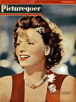 Colour Print Prints: Greta Garbo (1905-1990), Swedish-born American actress, 1942