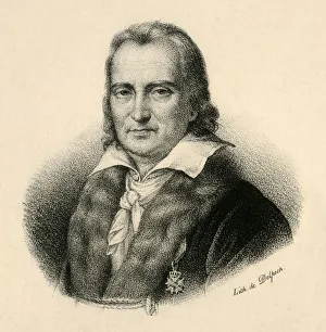 Cravat Prints: Gretry, (1741-1813), c1830. Creator: Francois-Seraphin Delpech