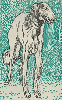 Greyhound, 1912. Creator: Moritz Jung