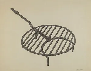 Grill Prints: Gridiron, c. 1939. Creator: Salvatore Borrazzo