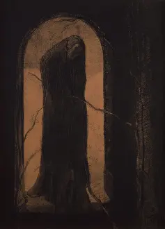 Redon Prints: The Grief, c1893. Creator: Redon, Odilon (1840-1916)