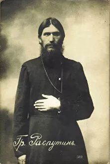 Emperor Nicholas Ii Of Russia Gallery: Grigori Yefimovich Rasputin (1869-1916) Artist: Bulla, Karl Karlovich (1853-1929)