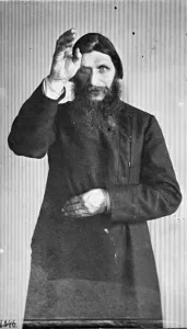 Influence Prints: Grigori Yefimovich Rasputin, Russian mystic and holy man, c1914-c1916