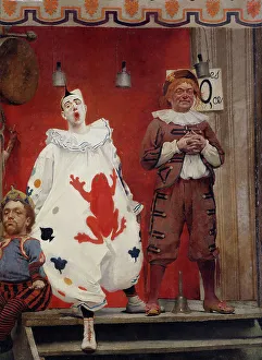 Face Paint Prints: Grimaces et misère - Les Saltimbanques (clown blanc et bonisseur)