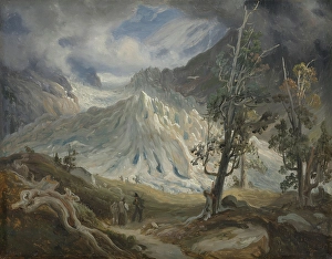 Fearnley Thomas Prints: The Grindelwald Glacier, probably 1837. Creator: Thomas Fearnley
