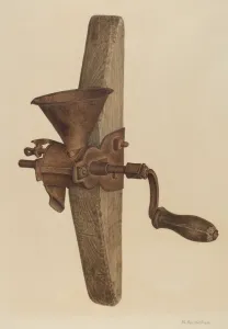 Amantea Nicholas Gallery: Grinder, 1935 / 1942. Creator: Nicholas Amantea