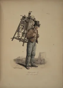 Merchants Prints: Grinder. From the Series Cris de Paris (The Cries of Paris)