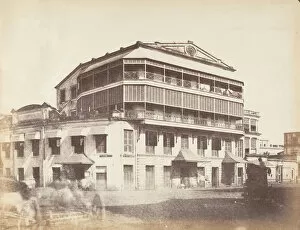 The Strand Gallery: [Grindley and Company Building, Calcutta], 1850s. Creator: Captain R. B. Hill