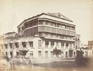Calcutta Prints: [Grindley and Company Building, Calcutta], 1850s. Creator: Captain R. B. Hill