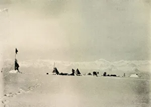 Shackleton Prints: Grisi Depot, Latitude 82°45 South, c1908, (1909)