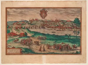 Braun Prints: Grodno (From: Civitates orbis terrarium), 1577. Artist: Braun, Georg (1541-1622)