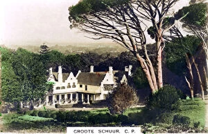 Groote Schuur House, Cape Town, South Africa, c1920s.Artist: Cavenders Ltd