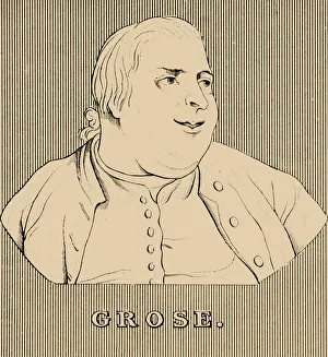 Lexicographer Prints: Grose, (c1731-1791), 1830. Creator: Unknown