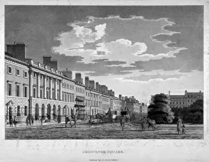 Mayfair Prints: Grosvenor Square, Westminster, London, 1800
