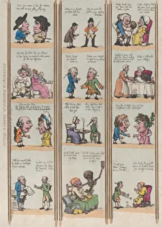 Miser Prints: Grotesque Borders for Rooms & Halls, Plate 15, 1799. 1799
