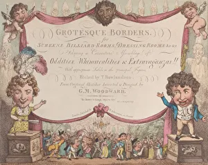 Grotesque Borders for Screens, Billiard Rooms, Dressing Rooms, &c &c, 1799-1800
