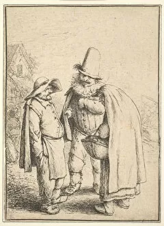 Chatting Gallery: Grotesque Figures, 1610-85. Creator: Adriaen van Ostade