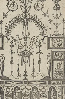 Grotesque Panel, 1550. Creator: Jacques Androuet Du Cerceau
