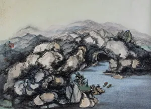Grotto with Two Boats, 1987. Creator: Minol Araki