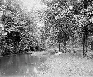 Grotto Prints: Grotto, Mill Creek Park, near Batavia, The, between 1880 and 1899. Creator: Unknown