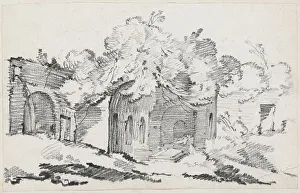 Vien Joseph Marie I Prints: The Grotto of the Nymph Egeria, 1744/1750. Creator: Joseph-Marie Vien the Elder