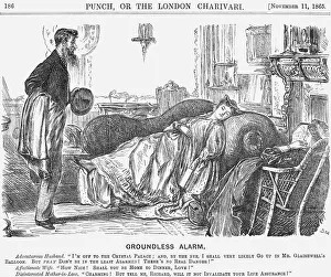 Groundless Alarm, 1865. Artist: George du Maurier
