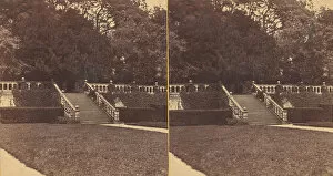 Derbyshire Gallery: Group of 13 Early Stereograph Views of British Castles, 1860s-80s