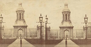 Campanile Collection: Group of 15 Early Stereograph Views of Cambridge, England and the Surrounding Area