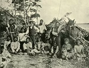 Australia Gallery: Group of Aboriginal People, Lake Tyers, Victoria, Australia, 1901. Creator: Unknown