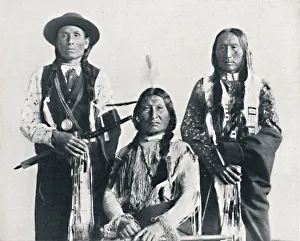 Robert Wilson Prints: A Group of Algonquins, 1912. Artist: Robert Wilson Shufeldt