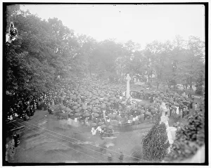 Group assembled near Peace Cross on the grounds of St. Albans, Washington, DC, between 1910 and 1920 Creator: Harris & Ewing. Group assembled near Peace Cross on the grounds of St