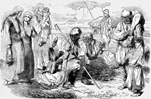 Group of Bulgarians; Daunbian Principalities 1854, 1854. Creator: Unknown
