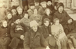 Shawl Collection: Group of Convicts, 1906-1911. Creator: Isaiah Aronovich Shinkman