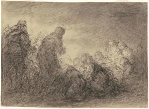 Weir Robert Prints: Group of Figures, early 19th century. Creator: Robert Walter Weir