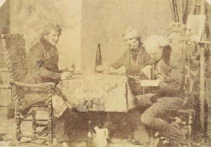Chairs Collection: Group of Gentlemen Conversing over a Glass of Wine, February 7, 1846