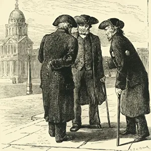 Retired Collection: Group of Greenwich Pensioners, (c1878). Creator: Unknown