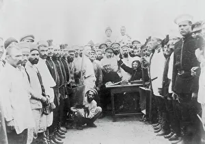 Penal Colony Prints: A Group of Hard Labor Convicts, 1890. Creator: Ivan Nikolaevich Krasnov